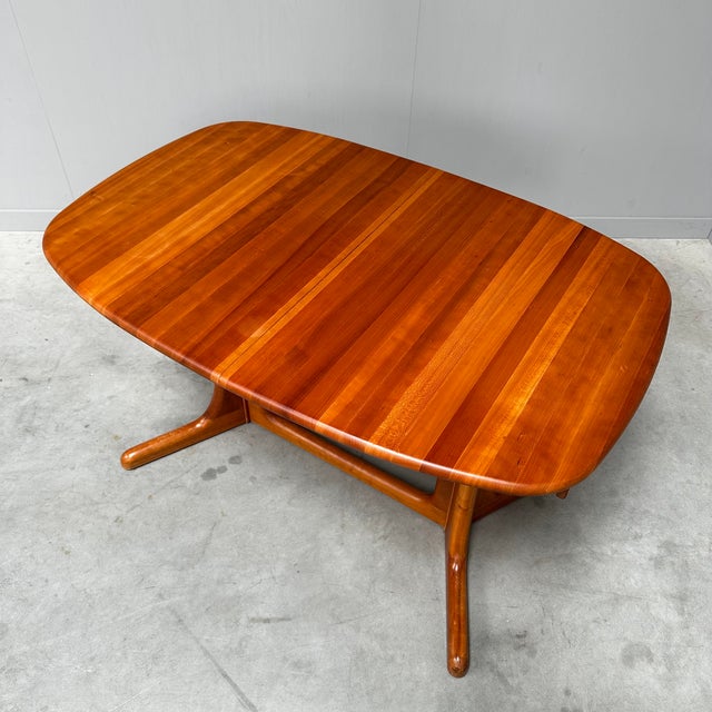 Mid-Century Modern Danish Extendable Oval Dining Table, 1960s For Sale - Image 13 of 17