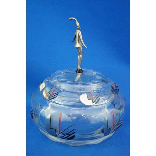 Glass Bohemian Crystal Box by Karl Palda, 1920s For Sale - Image 7 of 18