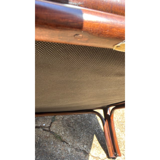Wood 1980s Palecek Lounge Chair For Sale - Image 7 of 16