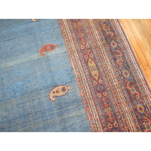 Antique Persian Doroksh Carpet For Sale - Image 17 of 18