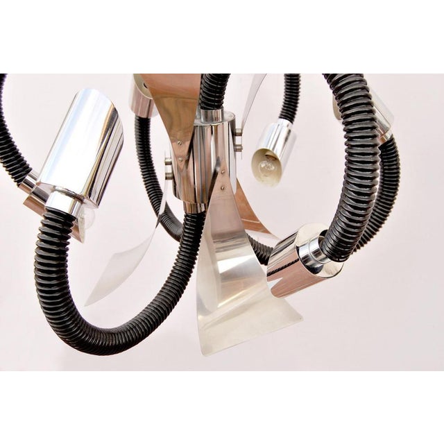 Vintage Space Age Chandelier, 1970s For Sale - Image 4 of 6