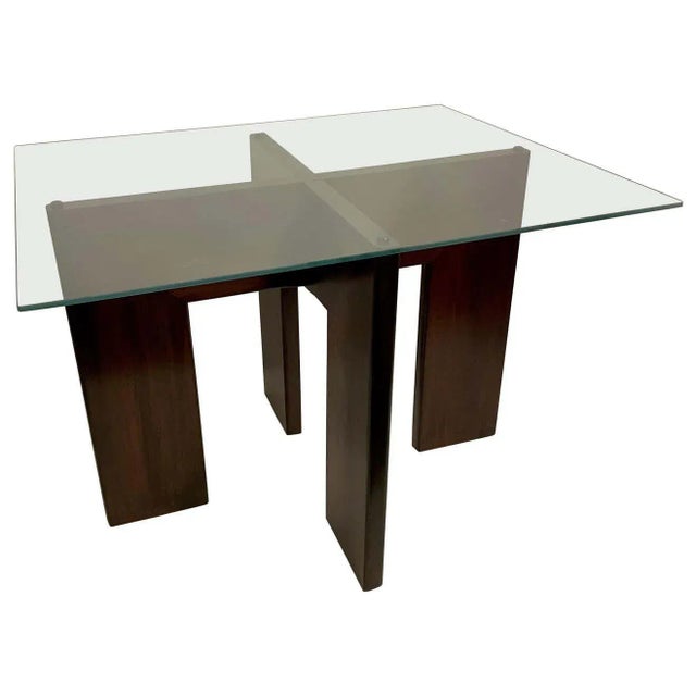Adrian Pearsall Walnut and Glass Side Table For Sale - Image 13 of 13