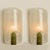 Brass & Glass Wall Lights in the style of Hillebrand, Germany, 1969, Set of 2 For Sale - Image 6 of 11
