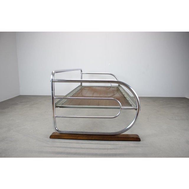 Bauhaus Tubular 3-Seater Sofa attributed to Slezák, Former Czechoslovakia, 1930s For Sale - Image 12 of 15