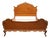 Vintage Antique Solid Maple French Provincial Rococo Revival Full Size Bed 11200 For Sale