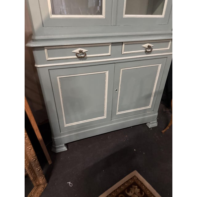 Wooden 2-Body Display Buffet For Sale - Image 4 of 5