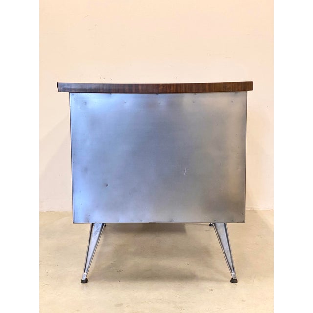Vintage Iron Desk, 1970s For Sale - Image 11 of 14