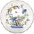 This pair of 9.75-inch dinner plates represents the Rouen revival tradition produced by Sarreguemines, one of France’s...