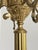 Gold Vintage Brass Hall Stand with Rotating Crown and Lower Hook Ring, 1960s For Sale - Image 8 of 18