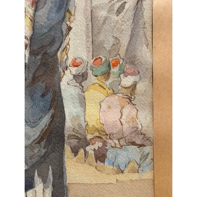 Pair of Signed Orientalist Watercolours by Carl Werner, 19th Century, Set of 2 For Sale - Image 5 of 17