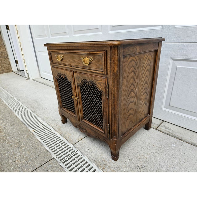 Baker Furniture Burlwood French Nightstand For Sale - Image 6 of 12