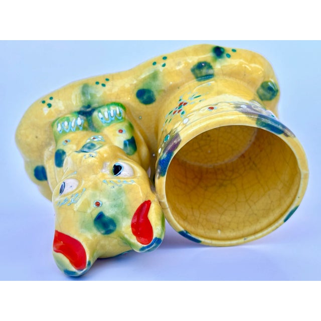 Figurative Frenchie Dog Planter For Sale - Image 3 of 5