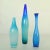 Blue Hand Blown Vases by Floris Meydam and Siem Van De Marel, 1960s, Set of 3 For Sale - Image 3 of 10
