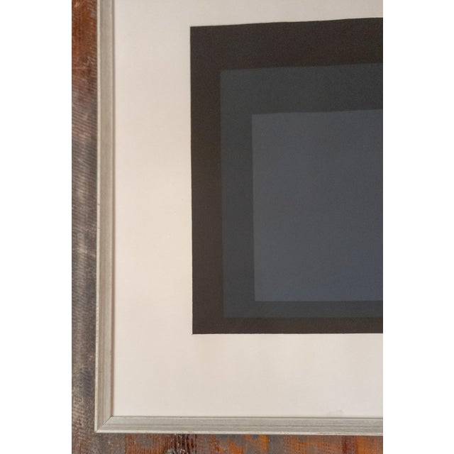 Mid-Century Serigraph Silkscreen Print of Josef Albers #4 in Series "Hard Edge, Soft Edge", 191/200 For Sale In New York - Image 6 of 18