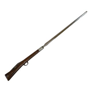 Antique Rifle-Form Letter Opener and Folding Pocket Knife Ca. 1900 For Sale