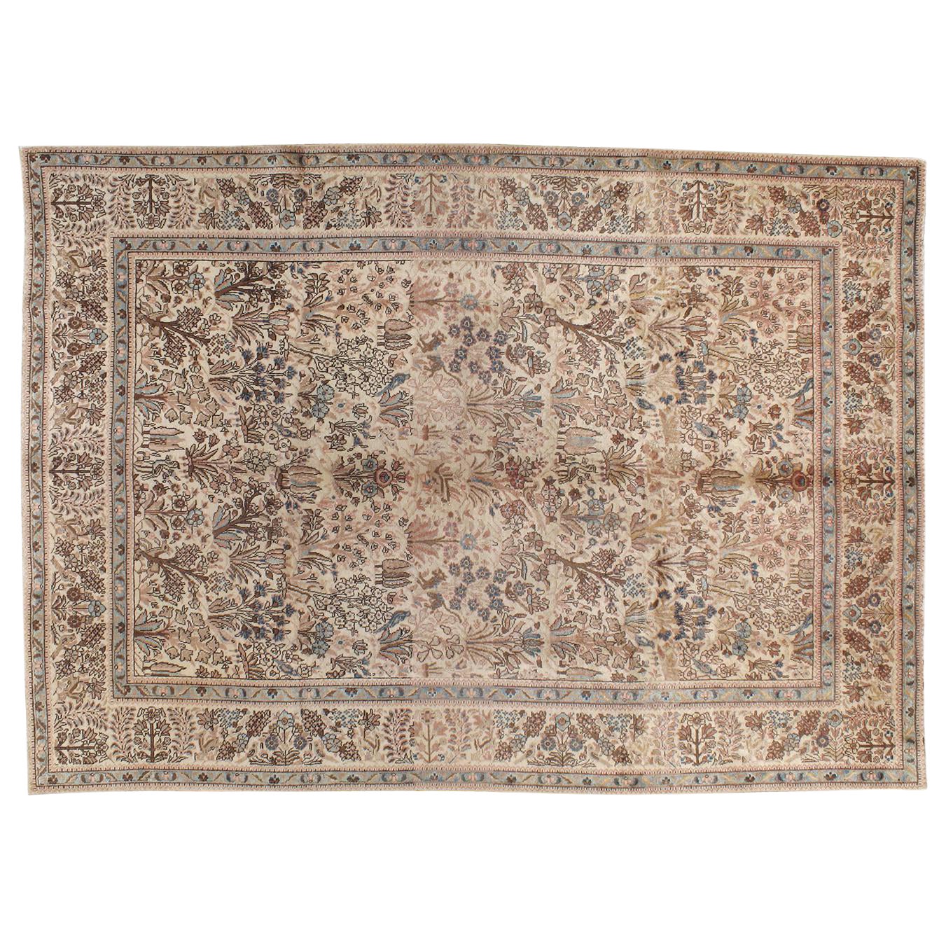 Vintage Persian Tabriz Rug - 7'9" X 10'10" | Chairish