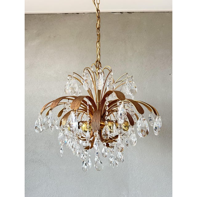 1970s Vintage Chandelier from Palwa, 1970s For Sale - Image 5 of 13