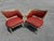 1940s French Provincial Fauteuil Carved Wood Upholstered Chairs For Sale - Image 4 of 17