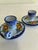Pair of Vintage Alcobaça Portuguese Pottery Candle Holders For Sale In Oklahoma City - Image 6 of 9