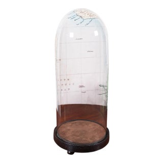 Tall Victorian Antique Specimen Showcase Dome, English, Glass, Taxidermy, 1895 For Sale