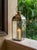 Large Mid-Century Modern Polished Stainless Steel and Brass Floor Lantern For Sale - Image 12 of 12