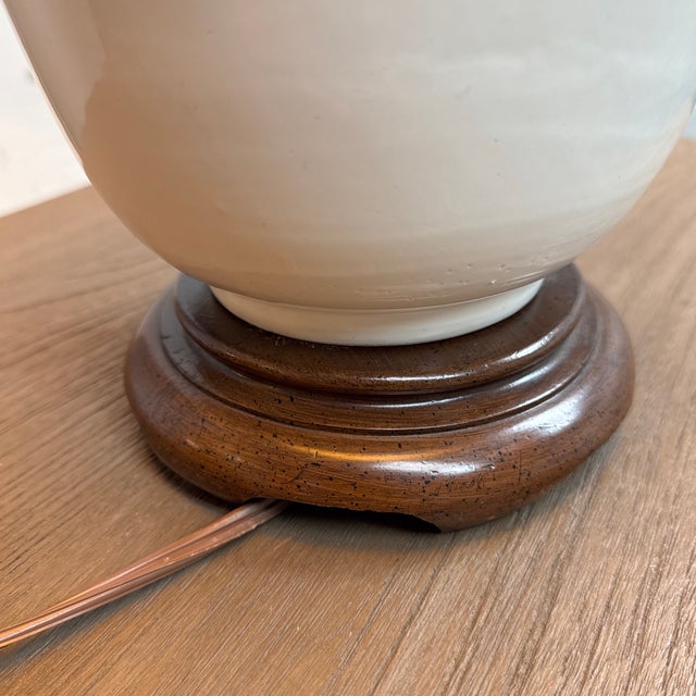 Late 20th Century Classic Amphora Ceramic Table Lamp For Sale - Image 11 of 12