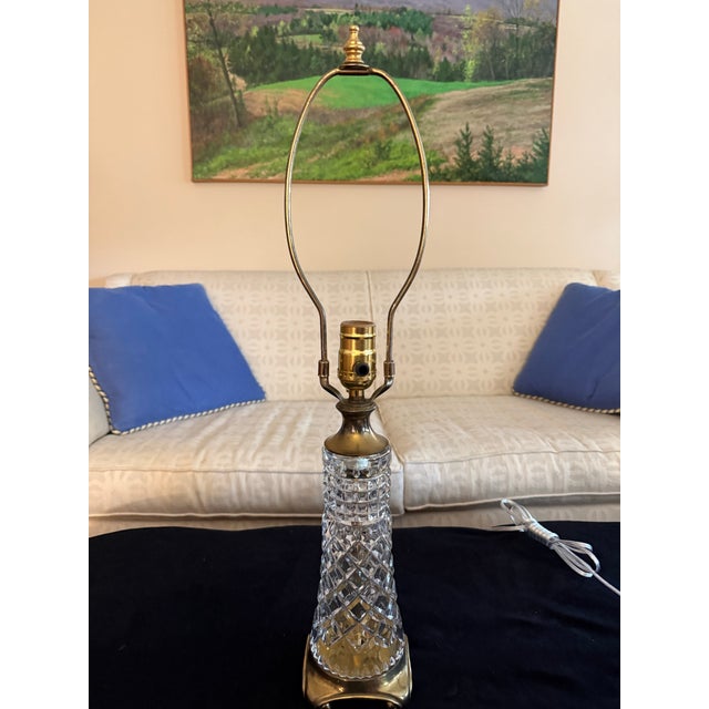 A classic combination of elegance and craftsmanship, this pair of vintage, fine crystal table lamps will add timeless...