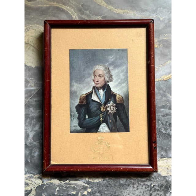 Vintage Baxter Print of Lord Nelson For Sale - Image 9 of 16