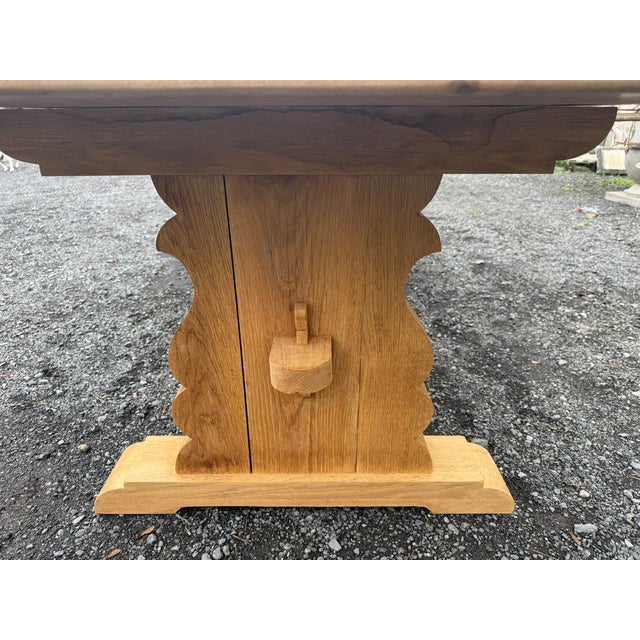 French Oak Farmhouse Dining Table, 1920 For Sale - Image 4 of 13