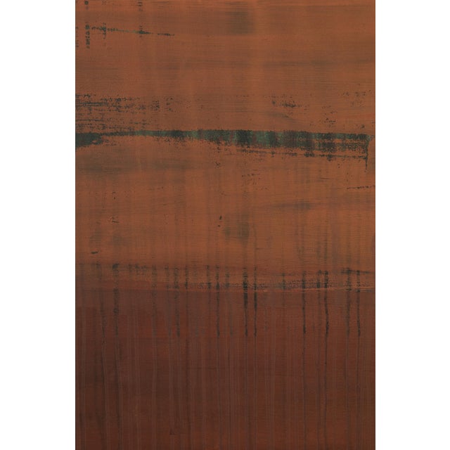 "Volcanic Monochrome 2" - Large Abstract Acrylic Painting by Simon Findlay For Sale - Image 11 of 18