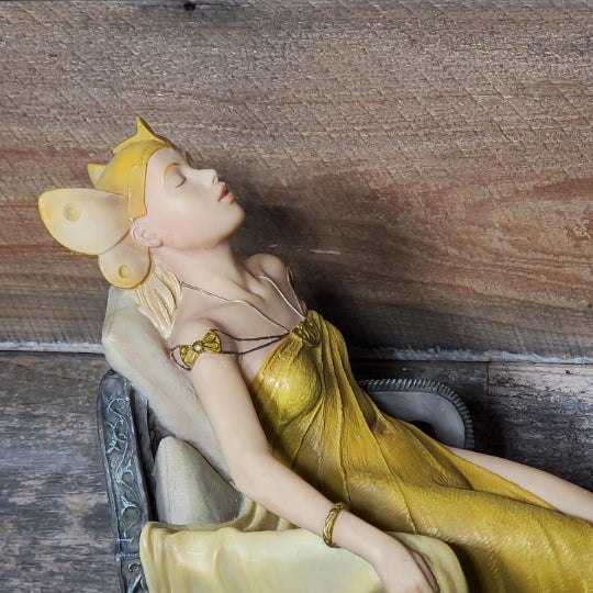 Flambro Mystic Fairy Figurine - Four Seasons - Summer Elf - By Michael Talbot For Sale In Dallas - Image 6 of 8