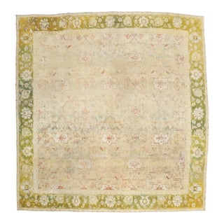 Square 19th Century Agra Carpet rug no. j4181 For Sale