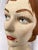 Sculpture Materials Mid-Century Hand Painted Woman's Head Hat Stand For Sale - Image 7 of 8