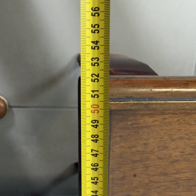 Vintage Console Table in Walnut from Artigianato Italiano, 1960s For Sale - Image 9 of 11