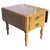 Vintage Ethan Allen Colonial Tiger Maple Drop Leaf Side Table, Circa 1960s For Sale - Image 9 of 10