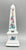 White Vintage White Ceramic Obelisk With Colorful Floral Pattern For Sale - Image 8 of 10