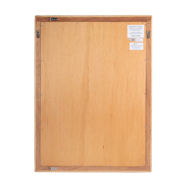 Hana 30 in. W x 40 in. H Rectangular Woven Rattan Wall Mirror, Natural Rattan For Sale In Chicago - Image 6 of 7