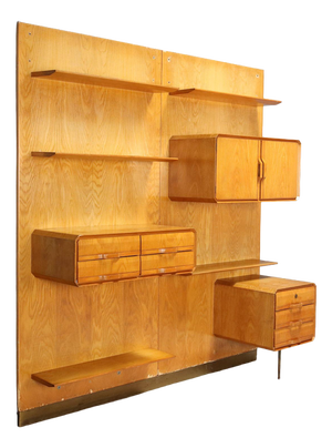 Maple Wall Bookcase, 1960s