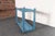 Primitive American Robin's Egg Blue Painted Wood Umbrella or Cane Stand For Sale In New York - Image 6 of 17