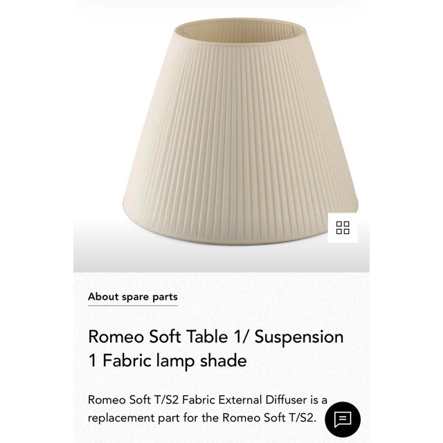 Vintage Flos Romeo Soft 1 Table Lamp by Philippe Starck For Sale - Image 11 of 12