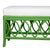 David Francis Lillian Bench - Bright Green For Sale - Image 4 of 8