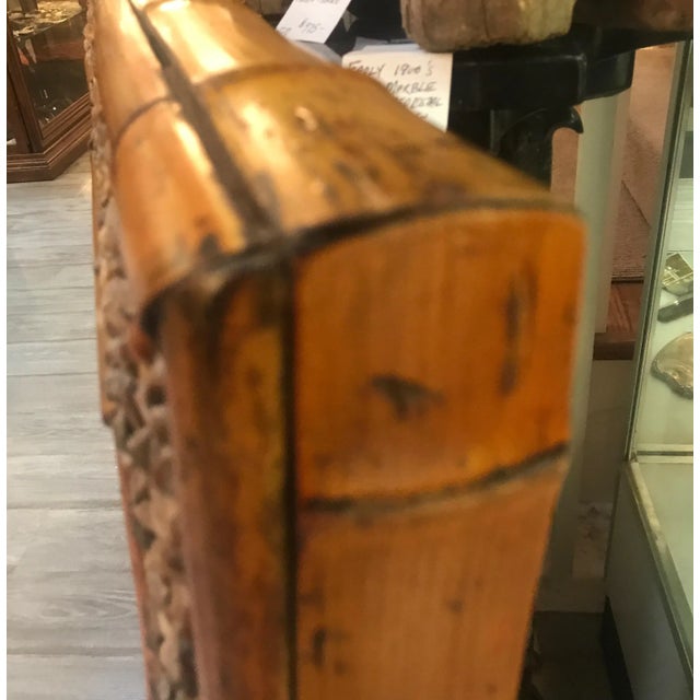 Stone Bamboo and Pebble Framed Mirror For Sale - Image 7 of 12