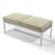 Florence Knoll Mid 20th Century Attributed to Steelcase Bench in the manner of Florence Knoll For Sale - Image 4 of 8