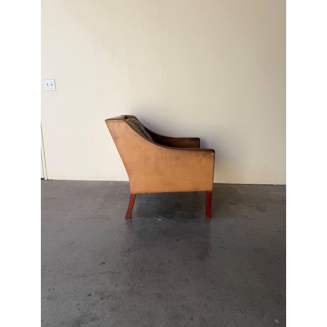 Authentic vintage lounge armchair designed by Børge Mogensen for Fredericia Stolefabrik, crafted in Denmark. This iconic...