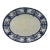 Antique Early 20th Century Sampson, Hancock & Sons Flaxman Blue Oval Serving Platter For Sale