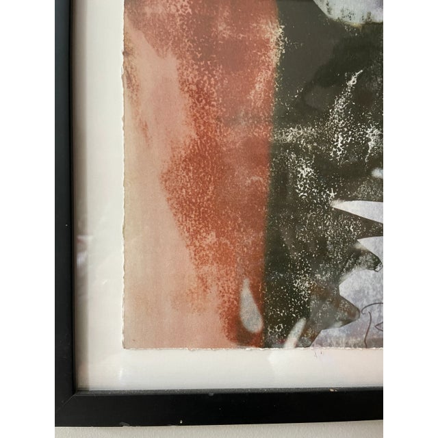 Black Vintage Robert Rauschenberg "One Lioner" Signed Lithograph For Sale - Image 8 of 13