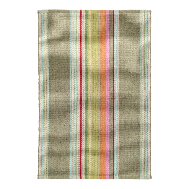 Dash & Albert by Annie Selke Stone Soup Indoor/Outdoor Rug, 5' x 8' For Sale