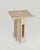 Lloyd Travertine Side Table by Kiwano Concept For Sale - Image 6 of 6