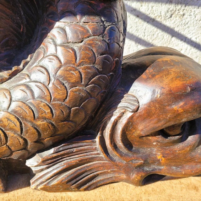 Coffee Table in Marble and Carved Wood, 18th Century For Sale - Image 6 of 17