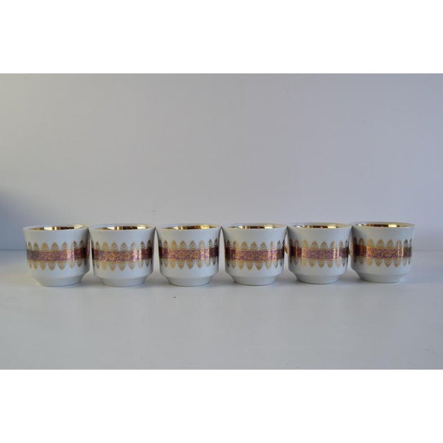 Vintage Cups and Saucers from Epiag, 1950, Set of 6 For Sale - Image 10 of 18